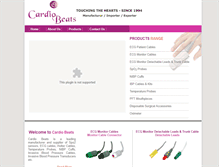 Tablet Screenshot of cardiobeatsindia.com